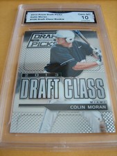 COLIN MORAN MARLINS 2013 PRIZM DRAFT PICKS DRAFT CLASS ROOKIE RC # 106 GRADED 10