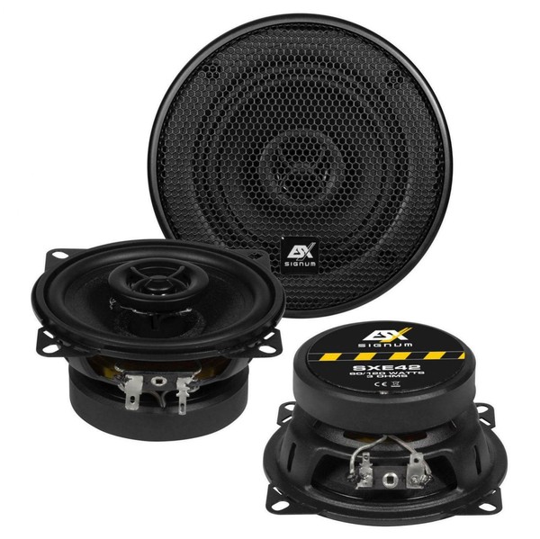 ESX Signum Koax 10 Cm SXE-42 Auto Lautsprecher Boxen 120 Watt Max.-image