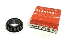 Timken Tapered Roller Bearing Cone 07098-W NOS