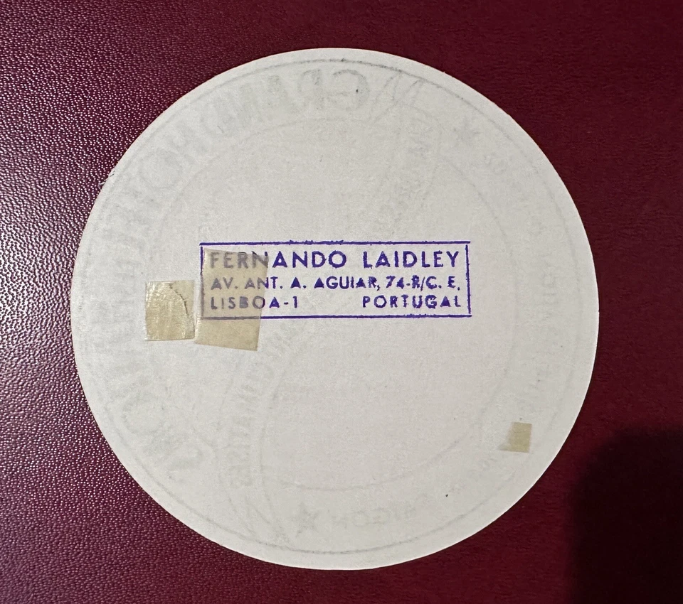 РЕДКАЯ ЮЖНЫЙ ВЬЕТНАМ ВИНТАЖНЫЙ БАГАЖ ЯРЛЫК ЭТИКЕТКА САЙГОН ЗНАМЕНИТЫЙ ГРАНД ОТЕЛЬ - Изображение 2 из 2