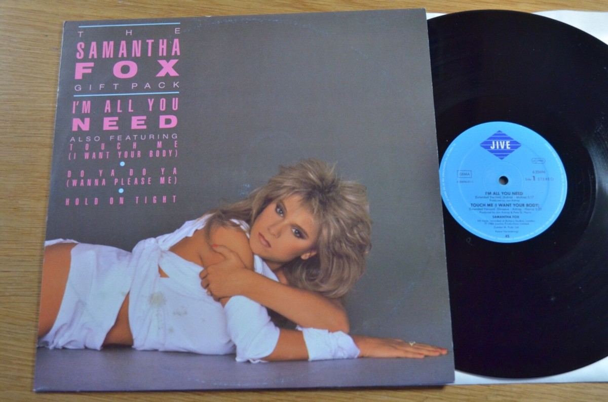 Samantha Fox ‎ The Samantha Fox Gift Pack LP Jive ‎ 12'' Maxi