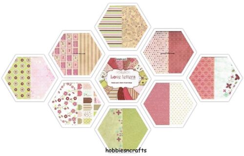 LOVE LETTERS Dovecraft 8 x 8 Probenpapierpackung - 16 Blatt - 200 g/m - Bild 2 von 10