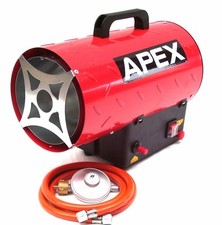 Gasheizgebläse 10kW Gasheizer Heizkanone 55207 Gasofen Bauheizer Heizlüfter NEU