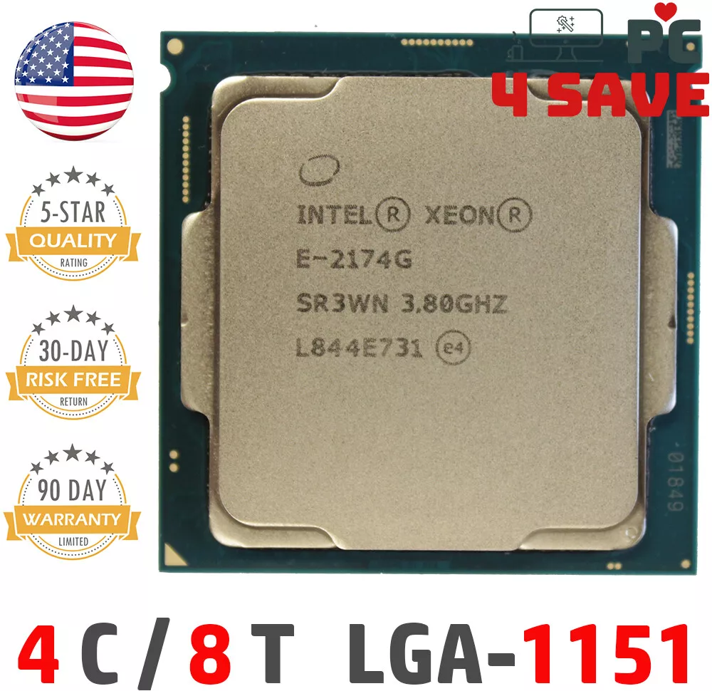 Intel Xeon E-2174G - PCパーツ