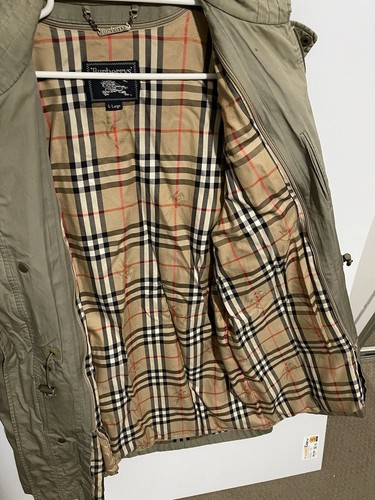 Burberry’s Burberry Trench Coat Zip Out Inner Layer Size L Large Japan vintage - Picture 11 of 13