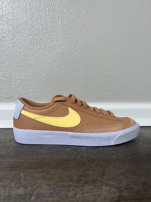 Nike Blazer Low '77 (GS) Amber Brown/Melon Tint Sneaker 7Y/Women 8.5 DA4074 200