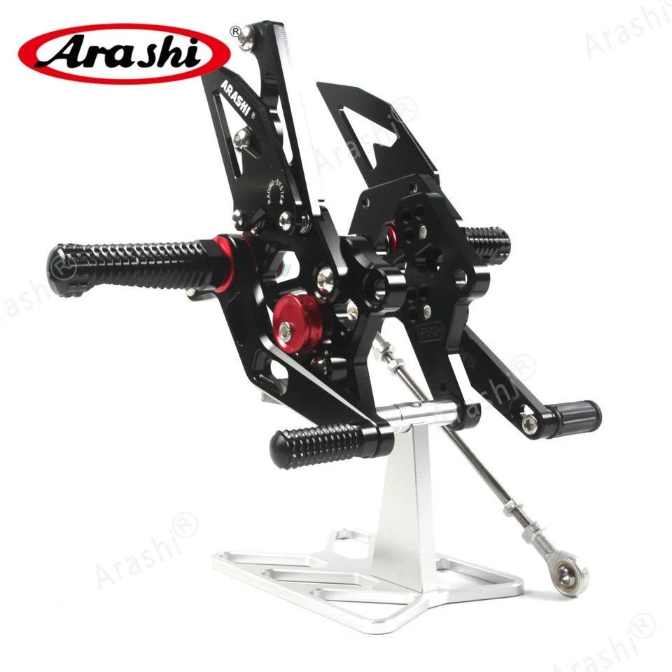 Reposapiés ajustables para Yamaha YZF R3/R25 2015-2023 YZF-R3 Arashi V2.0 Foto 2 de 4