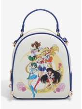 Pretty Sailor Moon Sailor Guardians  Black Moon Reverisible Mini Backpack NWT