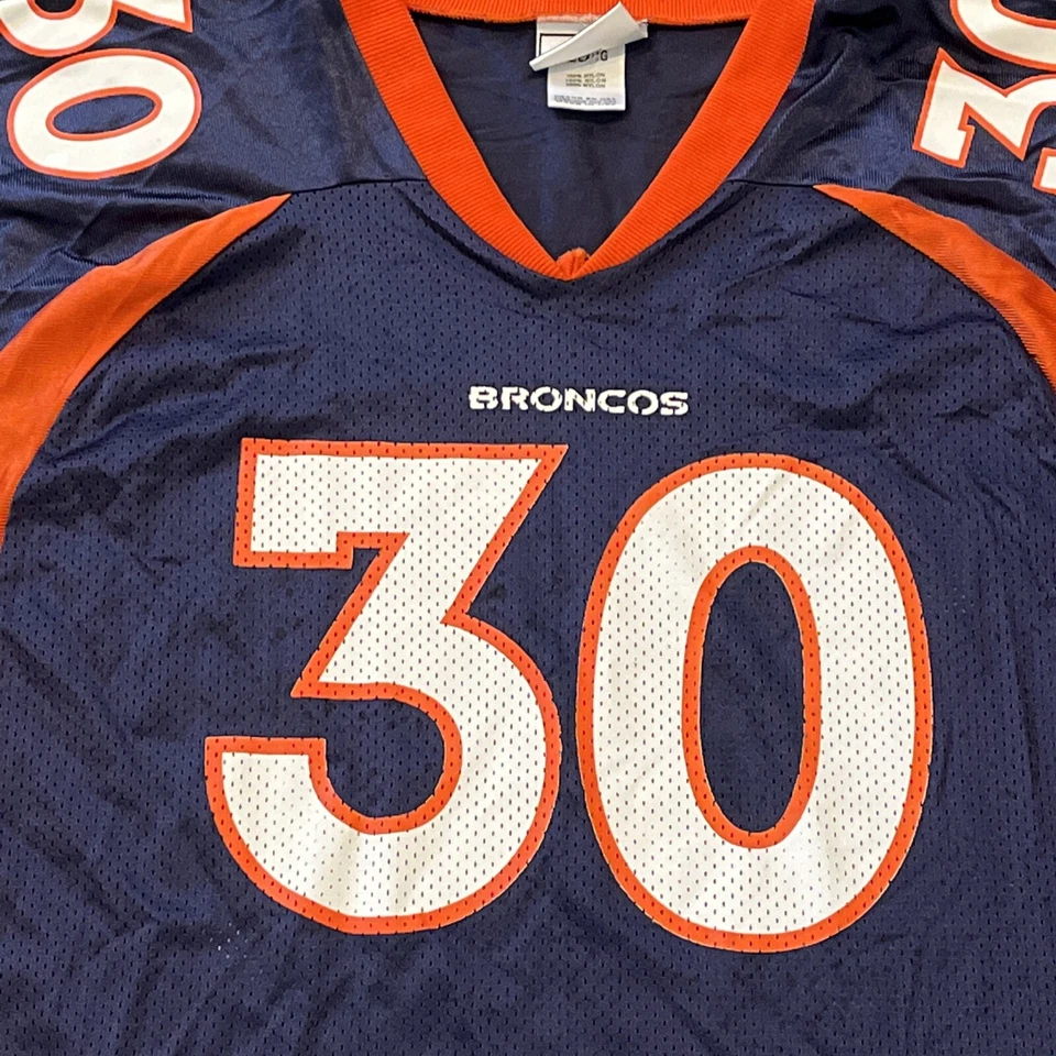 Camiseta Denver Broncos XL Davis masculina azul - Imagem 4 de 4