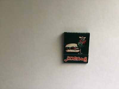VintageMatchbook Cover - JT McCord's Waco TX