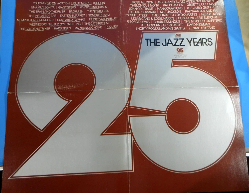 THE JAZZ YEARS 1948-1973 ATLANTIC RECORDS 25TH 1973 GREAT CONDITION VG++/VG+!!A - Image 3 of 4