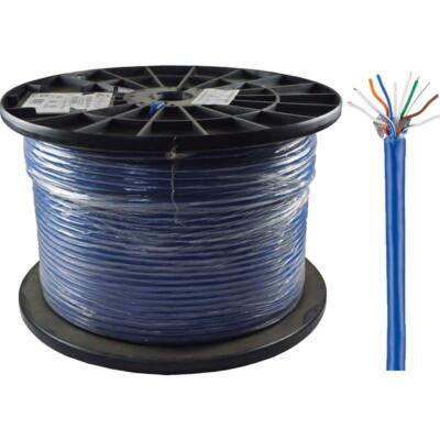 Ethereal CAT5E350-SH-B CAT5e Copper 24/4 Pair 350MHz 1000ft Shielded Blue Cable