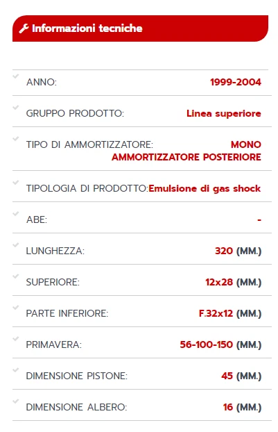 Ammortizzatore YSS Moto Top Line Gas Z KAWASAKI	ZR-7 S (ZR750H) 2001 2002  - Immagine 3 di 3