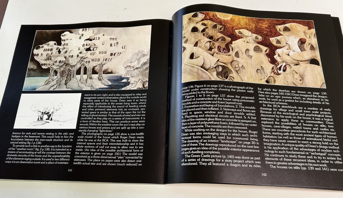 英BOOKS Photo Book, Roger Dean Views ISBN0905895940 PAPER TIGER /00880 VIEWS by Roger Dean - Paper Tiger | 1975 | Fantasy & Science