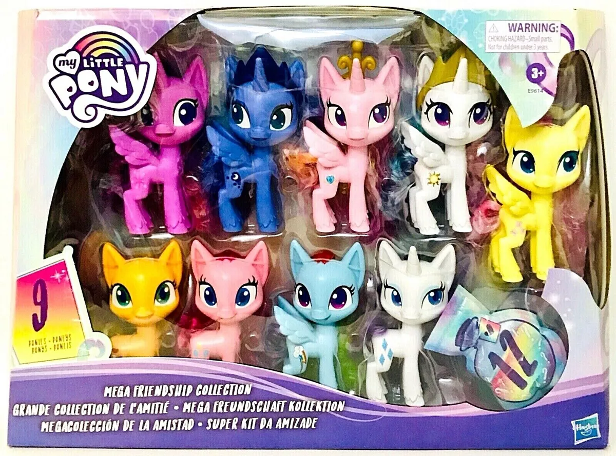 Hasbro My Little Pony Mega Friendship Collection 9 Pony Figures 15 Accessories