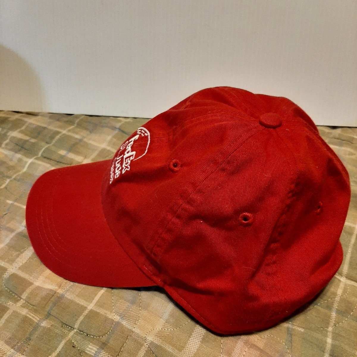 【more jude】Red ball jude cap FEDEX ST. JUDE CLASSIC RED SOFT TOP Hat Cap Adjustable | eBay
