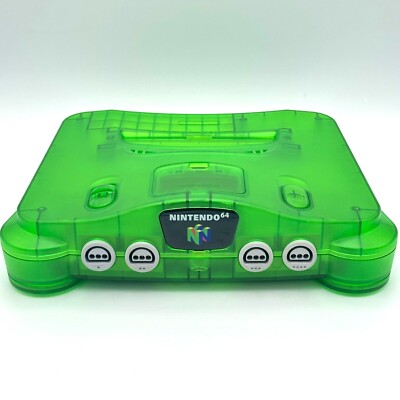 NEW Nintendo 64 N64 Limited Clear Jungle Green Console System