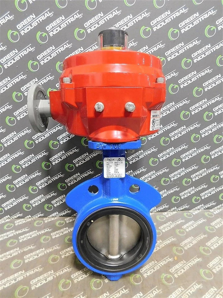 Controles Bray USADOS y válvula de mariposa accionada DelTech de 4" 70-0061-113D0-536/A Foto 2 de 4