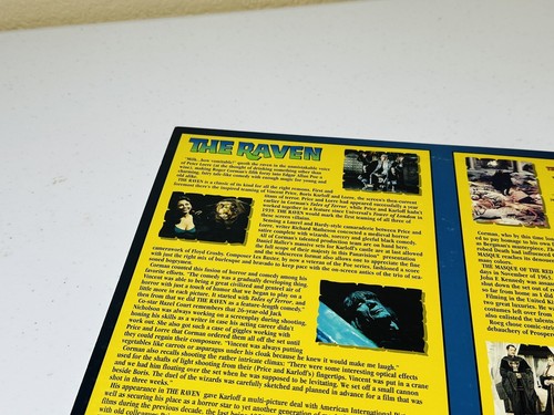 The Raven + Masque of the Red Death Double Feature Laserdisc Edgar Allan Poe - Picture 10 of 14