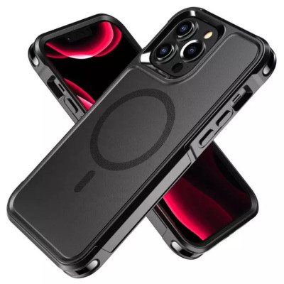Stoßfest Hülle für iPhone 12/13/14 Plus Pro Max Magnetisch MagSafe Bumper Case