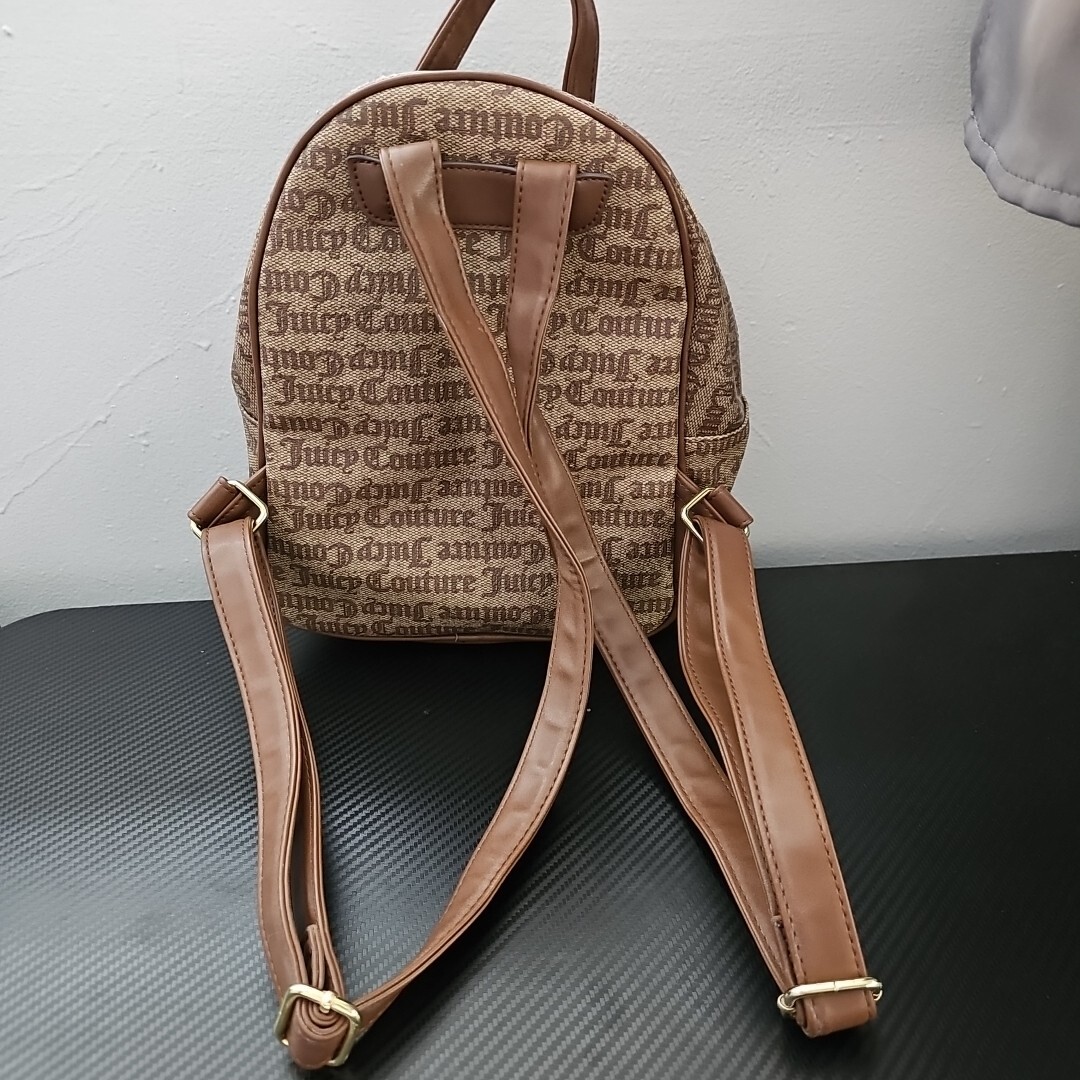 Juicy Couture Brown Canvas and Faux Leather Studded Mini  display picture 1