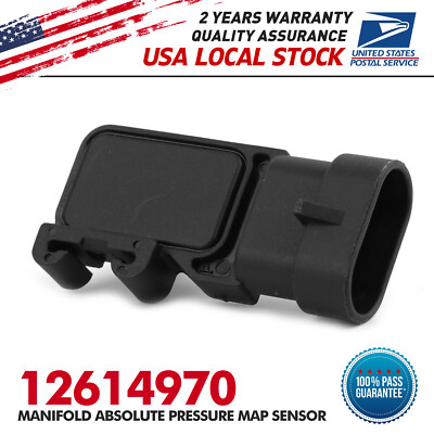 12614970 MAP Manifold Pressure Sensor For Chevrolet GMC Isuzu Buick Pontiac