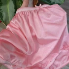 Vintage Slippery Nylon Panty Sissy Peach Pink Granny Brief Size 9-10 Hip 40-50"