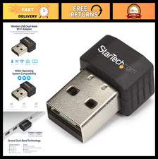 Dual Band AC600 Wireless USB WiFi Adapter - 2.4GHz/5GHz, 802.11ac Dongle for Lap