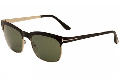Tom Ford Elena TF437 TF/437 05R Black/Gold Fashion Polarized Sunglasses 54mm