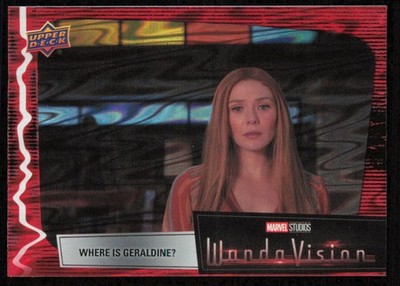 Wanda Vision 2022 Marvel Upper Deck Card #37 Scarlet Red
