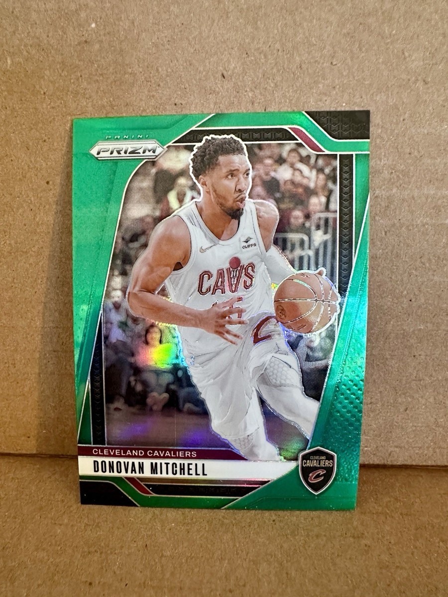 8枚限定 Donovan Mitchell Prizm Auto Green 2024-25 Panini Prizm Donovan Mitchell Green Prizm #155