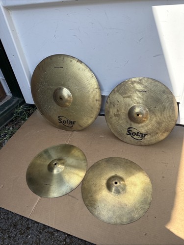 Sabian Solarny zestaw talerzy 20" Ride, 16" Crash 14" Hi Hats Hat. Darmowa przesyłka - Zdjęcie 7 z 19