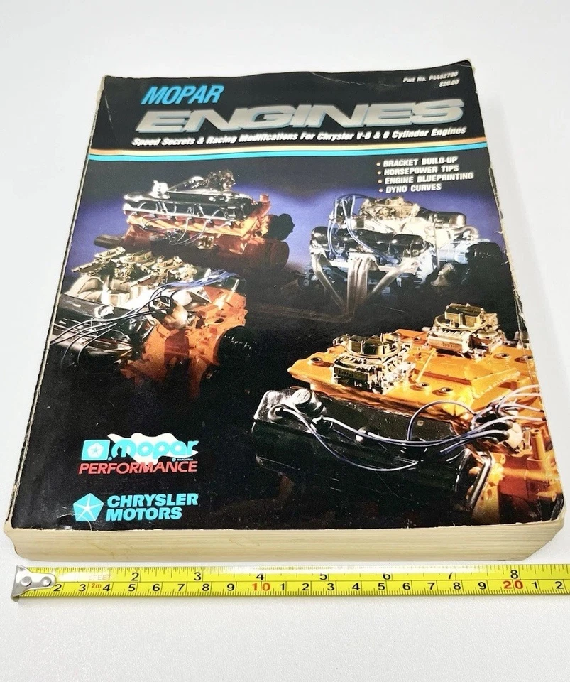 Vintage Mopar Engines Racing Modifications V-8 & 6 Cylinder Chrysler 1989 Read Foto 2 de 4