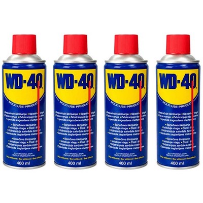 4x 400ml WD-40 Multifunktionsprodukt Vielzweckspray Spray Rostlöser Kriechöl