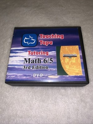 Saxon  Math 6/5 Teaching Tape DVD Tutoring 3rd Edition DVD 119 Lessons