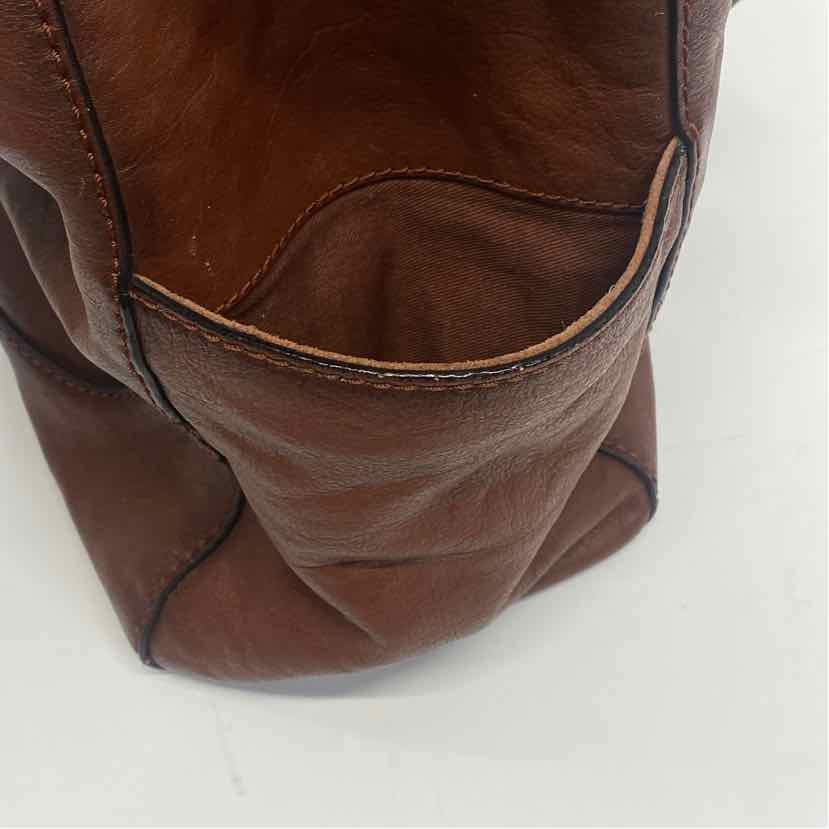 Frye Brown Leather Solid Shoulder Handbag - image 10