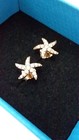 Natural Zircon Gems Starfish Stud Earrings — photo 6