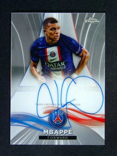 Kylian Mbapp 2023 Topps Chrome Kylian Mbapp Auto