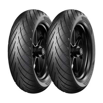 TYRE PAIR METZELER 120/70-10 54L + 130/70-10 59L ROADTEC SCOOTER - Image 1 of 4