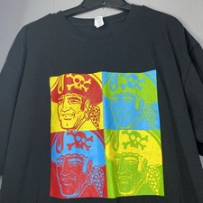 Pittsburgh Pirates T Shirt Andy Warhol Theme XL TG Retro Artistic 24x30 MLB
