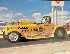 Vrhtf Nhrarare Vtg Mike Ferderer Pennzoil 32 Ford Roadster Super Gas Hand Out