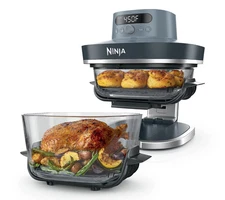 Ninja Crispi Pro 6-in-1 Countertop Glass Air Fryer Deleted, Blue