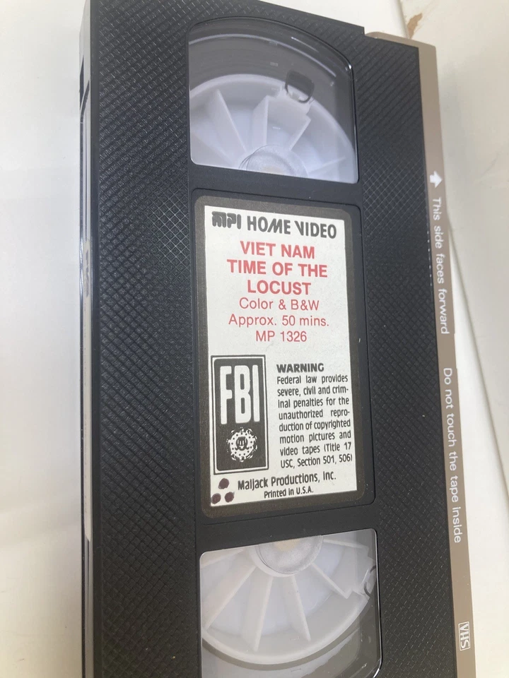 Vintage “Vietnam Time of the Locust” VHS. 1986. 55 Minutes. B/W - Image 2 of 4