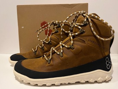 NEW VivoBarefoot Tracker LEATHER AT Acorn Brown Hiking Boots Minimalist Barefoot