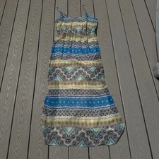 NWT OLD NAVY XL BANDEAU FIT & FLARE MAXI DRESS ADJUSTABLE STRAPS