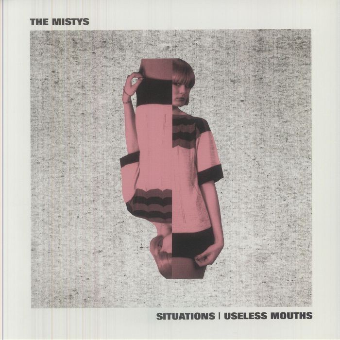 MISTYS, The - Situations/Useless Mouths - PINK & GREY HAZE VINYL LP
