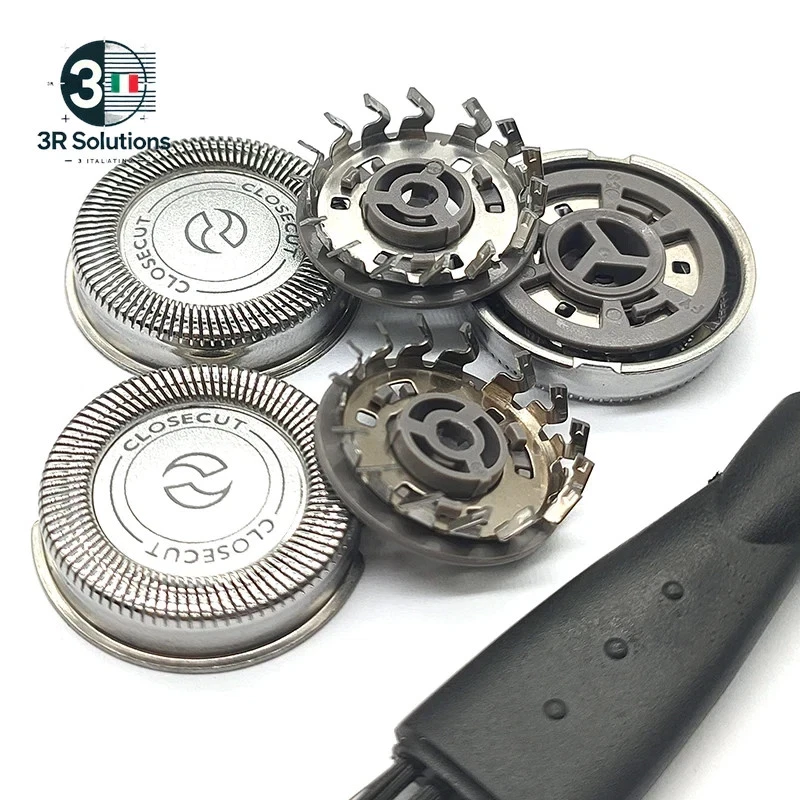 3 Pz HQ3 HQ4 Testina Di Ricambio Lama Di Rasoio Philips Rasoio HQ56 HQ55 HQ4 IT - Immagine 2 di 4