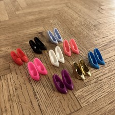 Vintage Barbie High Heel Pumps-Set Of 9