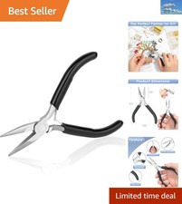 Ergonomic Chain Nose Pliers for Jewelry Making - Durable Stainless Steel