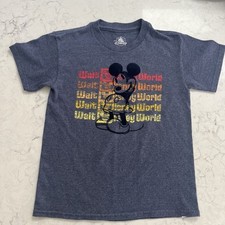 Walt Disney World Mickey Mouse Kids T-shirt Size S 5-6 Preowned